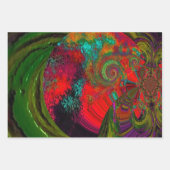 "Trendy Wrapping Paper Flat Sheet Set 3 Geschenkpapier Set (Vorderseite 3)