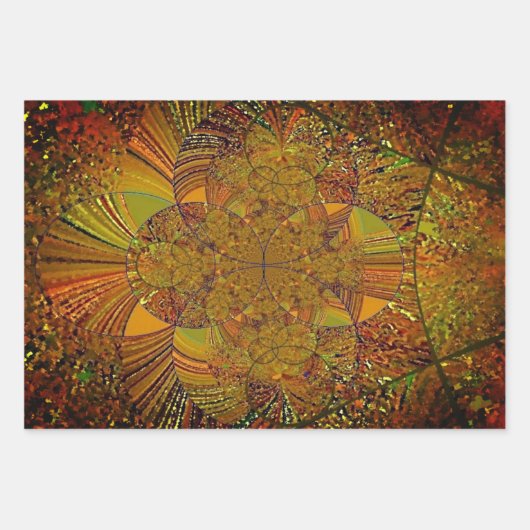 "Trendy Wrapping Paper Flat Sheet Set" Geschenkpapier Set (Vorderseite 3)