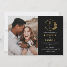 Trendy Wreath Editable Color Foto Wedding