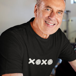 Trendy XOXO Pickleball Hugs & Kisses T-Shirt