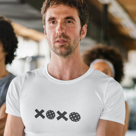 Trendy XOXO Pickleball Hugs & Kisses T-Shirt