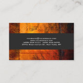 Trendy Yellow Abstrakt Grau Schlicht sauber Visitenkarte (Rückseite)