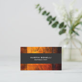 Trendy Yellow Abstrakt Grau Schlicht sauber Visitenkarte (Stehend Vorderseite)