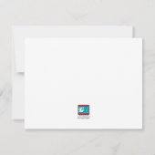 Trendy Yellow Baseball Einladungen zum Geburtstag (Rückseite)