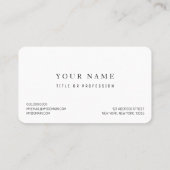 Trendy Yoga Instructor Berufliches Logo Business Visitenkarte (Rückseite)