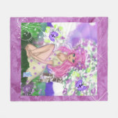 Trendy Young Girly Fleece Throw & Sperpa Blankets (Vorderseite (Horizontal))
