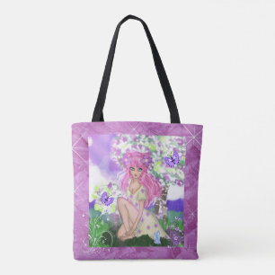 Trendy Young Girly Tote Bag oder Shopping-Tasche Tasche