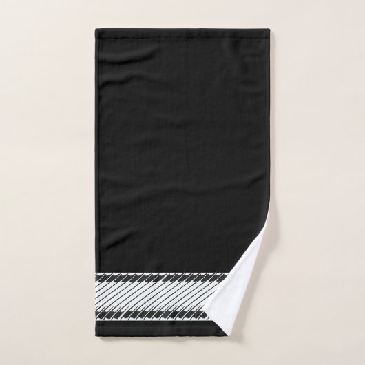 Trendy Z Black Badhandtuch Set (Handtuch)