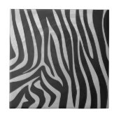 Trendy Zebra Animal Print Muster erstellt von Imag Fliese (Vorderseite)