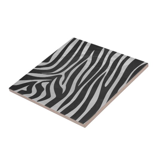 Trendy Zebra Animal Print Muster erstellt von Imag Fliese (Seite)