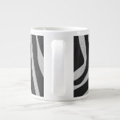 Trendy Zebra Animal Print Muster erstellt von Imag Jumbo-Tasse (Rückseite)