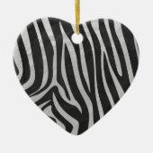 Trendy Zebra Animal Print Muster erstellt von Imag Keramikornament (Vorne)