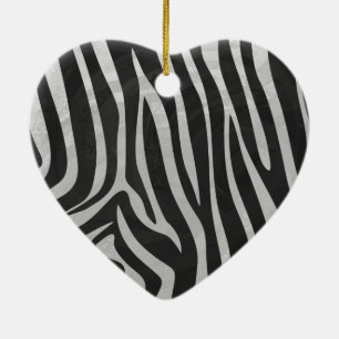 Trendy Zebra Animal Print Muster erstellt von Imag Keramikornament