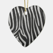 Trendy Zebra Animal Print Muster erstellt von Imag Keramikornament (Links)