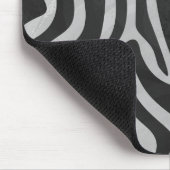 Trendy Zebra Animal Print Muster erstellt von Imag Mousepad (Ecke)