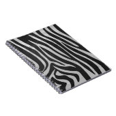 Trendy Zebra Animal Print Muster erstellt von Imag Notizblock (Rechte Seite)