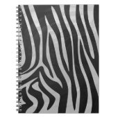 Trendy Zebra Animal Print Muster erstellt von Imag Notizblock (Vorderseite)