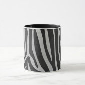 Trendy Zebra Animal Print Muster erstellt von Imag Tasse (Zentrum)