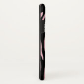Trendy Zebra Herd auf Zebra Print Pink Case-Mate iPhone Hülle (Hinten/Rechts)