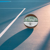 Trendy Zebra Pattern | Monogramm Basketball