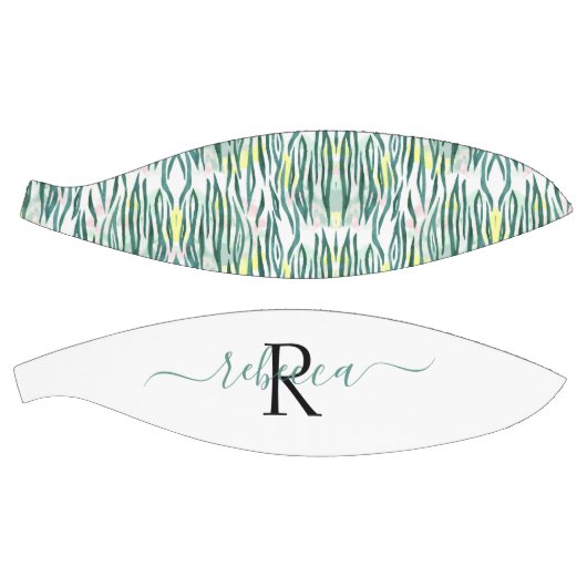 Trendy Zebra Pattern | Monogramm Basketball (Panele)