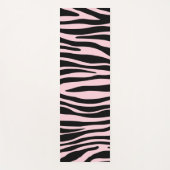 Trendy Zebra Print Pink Yogamatte (Vorderseite)