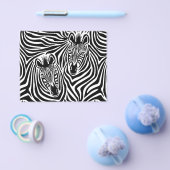 Trendy Zebra Print Schwarzweiß-Muster Flyer (Einzeln)