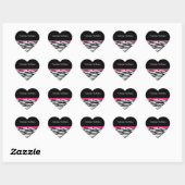 Trendy Zebra Stripe Personalisiert Sticker (Blatt)