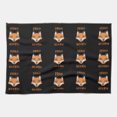 Trendy Zero Fox aus der Phrase Emoji Cartoon Handtuch (Horizontal)
