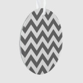 Trendy Zickzack Acrylic Ornament (Vorderseite)