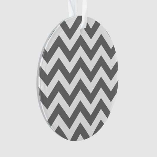 Trendy Zickzack Acrylic Ornament (Vorderseite)