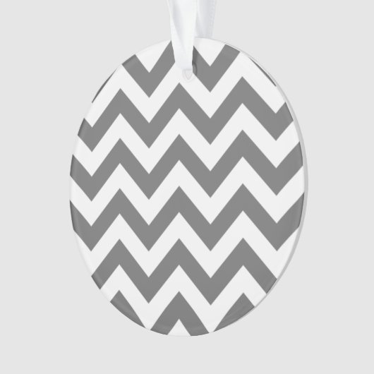 Trendy Zickzack Acrylic Ornament (Vorderseite)