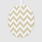 Trendy Zickzack Acrylic Ornament (Vorderseite)