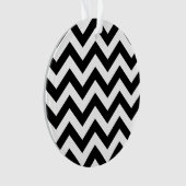 Trendy Zickzack Acrylic Ornament (Vorderseite)