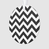 Trendy Zickzack Acrylic Ornament (Vorderseite)