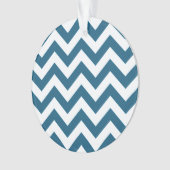 Trendy Zickzack Acrylic Ornament (Vorderseite)