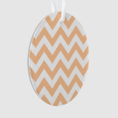 Trendy Zickzack Acrylic Ornament (Vorderseite)