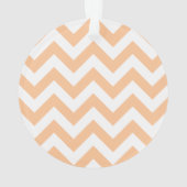 Trendy Zickzack Acrylic Ornament (Rückseite)