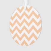 Trendy Zickzack Acrylic Ornament (Vorderseite)