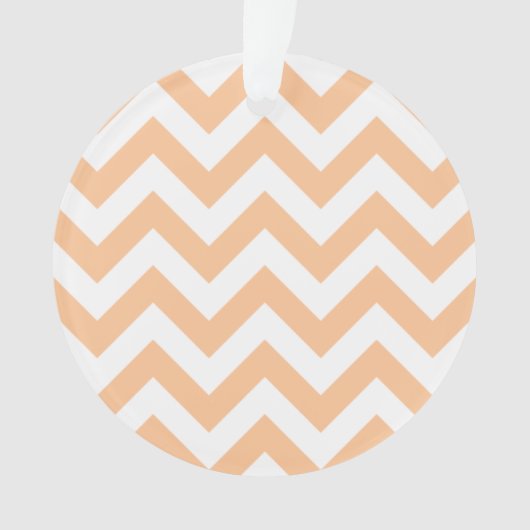 Trendy Zickzack Acrylic Ornament (Vorderseite)