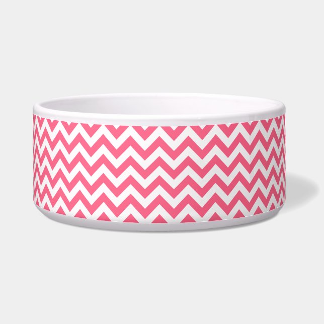 Trendy Zickzack Dog Bowl Napf (Vorderseite)