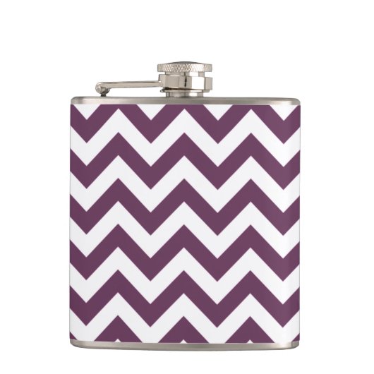 Trendy Zickzack Flask Flachmann (Vorderseite)