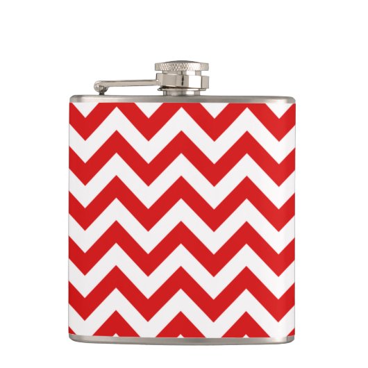 Trendy Zickzack Flask Flachmann (Vorderseite)