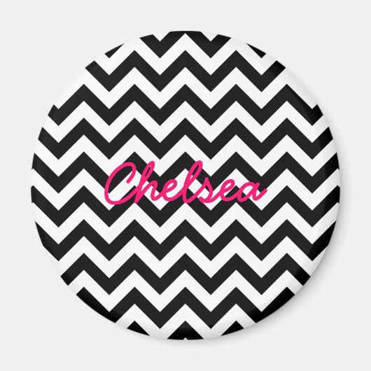 Trendy Zickzack Magnet (Vorne)