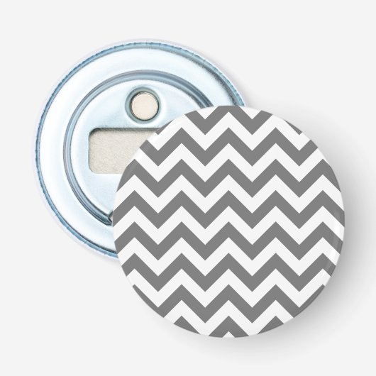 Trendy Zickzack Magnet Flaschenöffner (Vorderseite)
