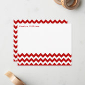 Trendy Zickzack Mitteilungskarten (Vorderseite/Rückseite Beispiel)