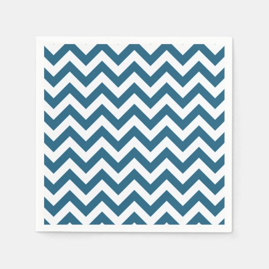 Trendy Zickzack Paper Napkins Serviette (Vorderseite)