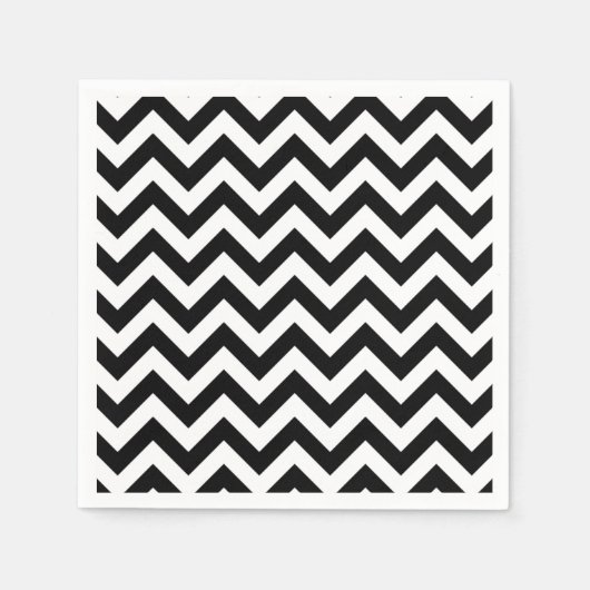 Trendy Zickzack Paper Napkins Serviette (Vorderseite)