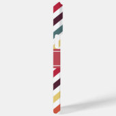 Trendy Zickzack Pattern mit Personalisiertem Namen Case-Mate iPhone Hülle (Rückseite / Rechts)