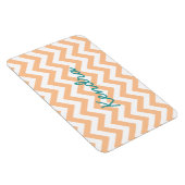 Trendy Zickzack Premium Magnet (Rechte Seite)